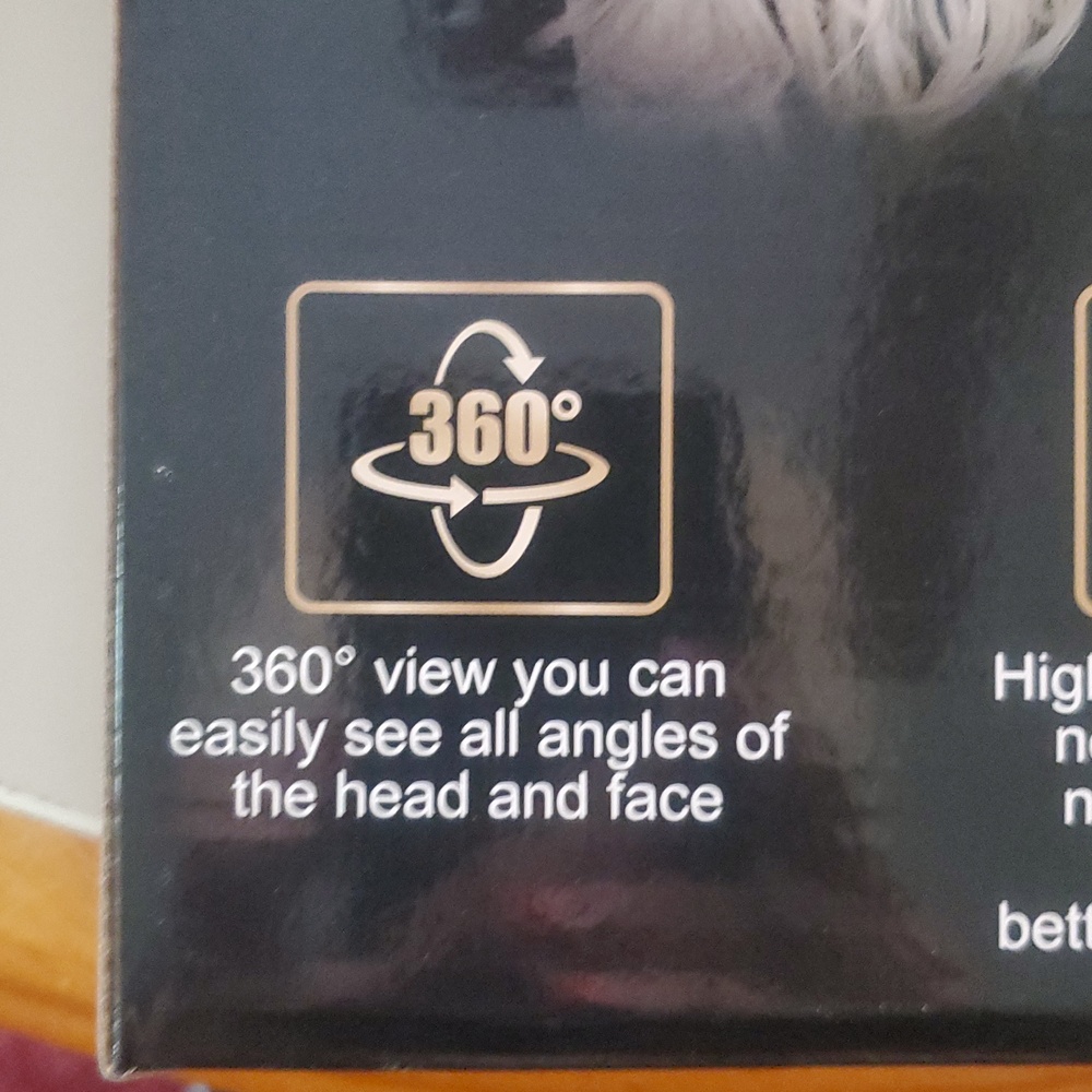 3-Way Portable Folding Mirror - Black..NIB - Picture 5 of 7
